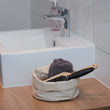 Laden Sie das Bild in den Galerie-Viewer, Moderner Stoffbeutel // Brotbeutel // Brötchenkorb // 100% Baumwolle, 20 x 9 cm