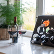 Laden Sie das Bild in den Galerie-Viewer, Modernes Weinregal // Metall // Schwarz // Stehend // Designer Weinständer - CALUTEA