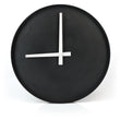 Laden Sie das Bild in den Galerie-Viewer, Moderne Wanduhr // Metall // Schwarz // Designer Wanduhr