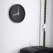 Laden Sie das Bild in den Galerie-Viewer, Moderne Wanduhr // Metall // Schwarz // Designer Wanduhr